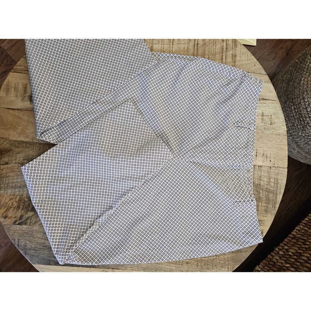 TALBOT'S Brown Beige ARGYLE Diamond CROPPED Dress Pants STRETCH Women's 14P EUC - Picture 11 of 11